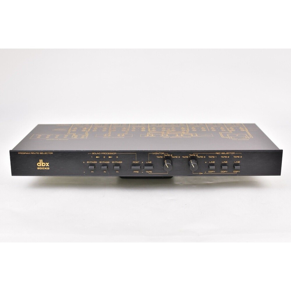 dbx 200xg program route selector vintage hi-fi unit noise reduction japan